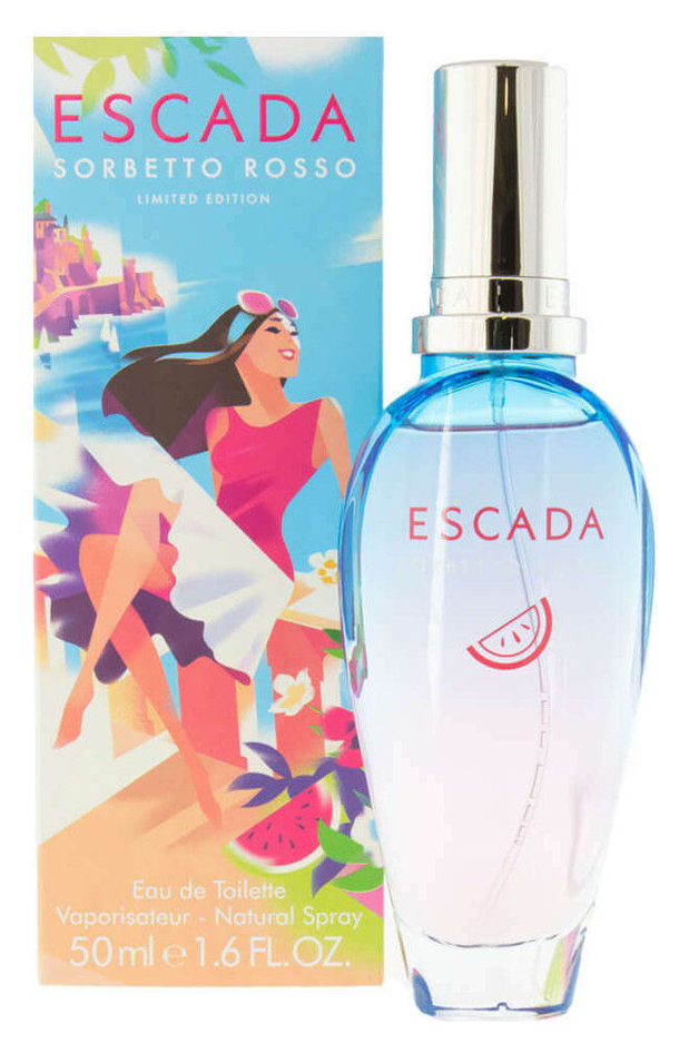 Escada rosso. Духи Sorbetto Rosso. Escada Sorbetto Rosso. Духи Escada Sorbetto Rosso. Аромата Escada / Sorbetto Rosso.